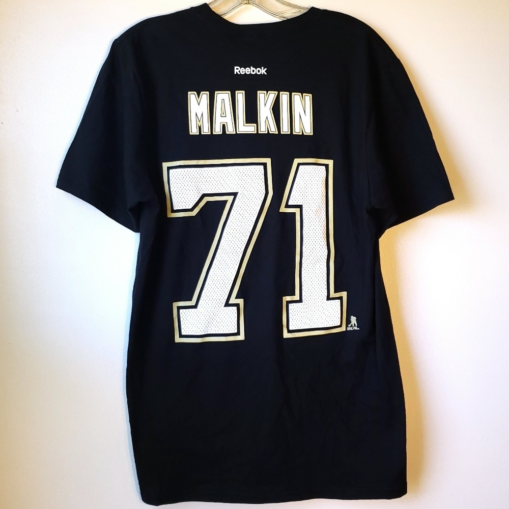 Pittsburgh Penguins Malkin Black Reebok Medium